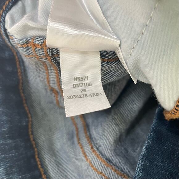 NWOT Madewell Curvy Stovepipe Jeans‎ Pendleton Wash Size 26 NN571 - Picture 9 of 10